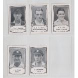 Trade cards, Barratt's, Famous Cricketers (Numbered), 5 cards, nos 6 C.WL. Parker, Gloucester, no