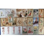 Tony Warr Collection, Postcards, a collection of approx. 25 comic/children illustrated cards inc.