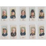 Cigarette cards, Player's, England's Naval Heroes, (descriptive, narrow) (set, 25 cards) (gd)