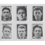 Trade cards, News Chronicle, Footballers, Norwich City (set, 11 cards) (vg)