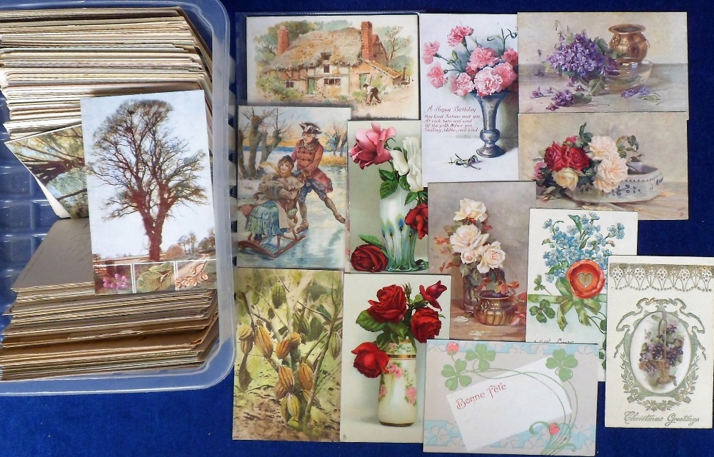 Tony Warr Collection, Postcards, a good mixed selection of 350 greetings cards, birds (18), - Image 4 of 4