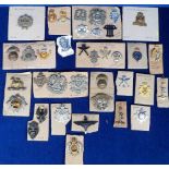 Military Badges, 37 badges to include Essex, Norfolk, Border and Wiltshire Regiments, Brigade of
