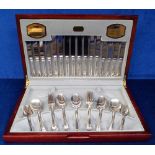 Cutlery, Viners silver plated 'Guild Silver, Harley Elegance', 58 piece canteen of cutlery (serves