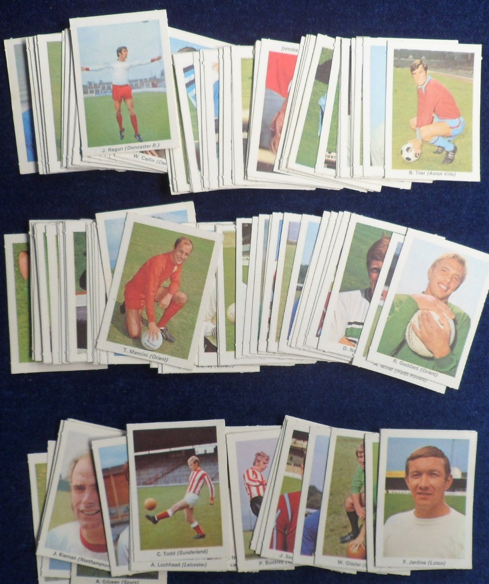 Trade cards, Fleetway, My Favourite Soccer Stars (set, 160 loose cards), (vg)