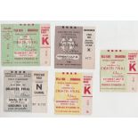World Cup 1966, Match Tickets, a collection of 7 match tickets, 3 for games at Villa Park 13th, 16th
