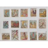 Trade cards, Hyde's, Cartoons, small 'K' size advertising cards, ' (cut from packets) (23