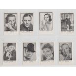 Cigarette cards, Brazil, Castelloes, Film Stars, paper issue, ref C210-300, 56 different cards