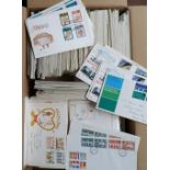 Stamps, a collection of approx. 600 GB First Day Covers 1960/80's