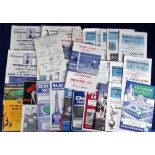 Football programmes, Tottenham Hotspur, home & away selection, 55+ programmes, mostly 1950's/60's