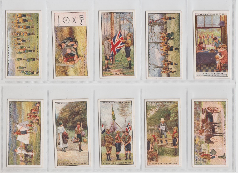 Cigarette cards, Ogden's, 2 sets, Boy Scouts (5th Series ) (25 cards) & Boy Scouts (Different) (set, - Image 2 of 2
