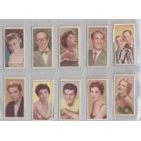 Trade cards, Barbers Tea, Cinema & Television Stars, (set, 24 cards) (gen vg)