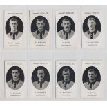 Cigarette cards, Taddy, Prominent Footballers, Portsmouth, 14 cards, (No footnote, 8) M W Allman,