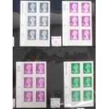 Stamps, GB collection of UM Machins in cylinder blocks of 6 with values 50p-£3.15 housed on Hagner