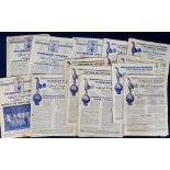 Football programmes, Tottenham Football Club, a collection of 31, 1950's, home programmes inc. v