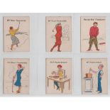 Trade cards, Parkinson's Toffee, Happy Families (set, 40 cards) including golf, scouting (gd)