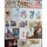 Tony Warr Collection, Postcards, a good mainly illustrated collection of approx. 115 cards of