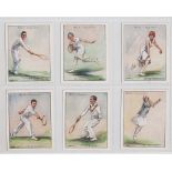 Cigarette cards, 2 sets, Wills, Lawn Tennis 'L' size (25 cards, gen gd) & Player's, Tennis (50