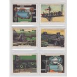 Cigarette cards, Churchman's, 3 sets, all 'L' size, Railway Working 1st Series (12 cards) (1 fair,