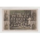 Postcard, Rugby, The All Maori Rugby Football Team 1908, RP (unused, gd)