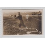 Cigarette card, Hill's, Sports Series, type card, no 48 Baseball (vg) (1)