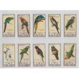 Cigarette cards, CWS, Parrott Series (set, 25 cards plus 1 duplicate) (fair/gd)