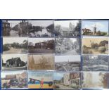 Postcards, Norfolk, a collection of 100+ topographical cards of Norfolk, mostly street scenes,