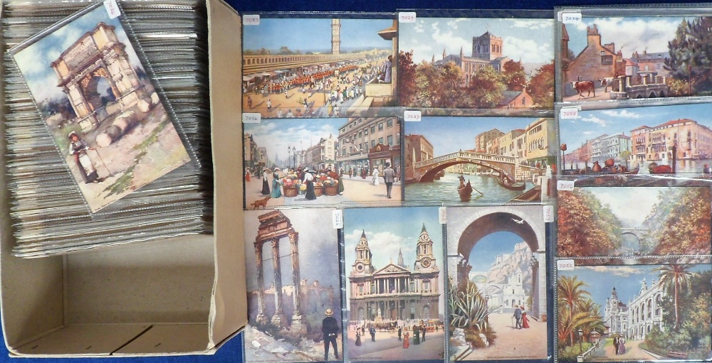 Postcards, a collection of approx. 300 cards all published by Tuck and arranged in series - Image 2 of 3