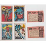 Trade cards, A&BC Gum, Batman (Pink Back, Fan Club Panel) (41/55, fair/gd) & Batman (1A-44A) (set,