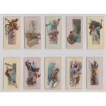 Cigarette cards, USA, Duke's, Scenes of Perilous Occupations (set, 50 cards) (one with rubber