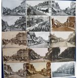 Postcards, a collection of approx. 68 cards of Camberley Surrey inc. multi-views, pull-outs and a