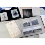 Boer War Photographs and Ephemera, all from one estate comprising an album of 20 pages laid down