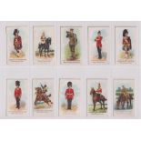 Cigarette cards, Wills, (Scissors) Types of the British Army (set, 50 cards) (gd)