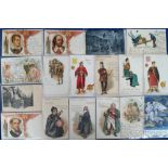 Postcards, a collection of 40 cards published by Tuck inc. Painters (5), Dickens characters