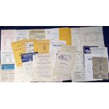 Football programmes, Reading FC, a collection of 33, 1960's, away match RESERVE programmes,