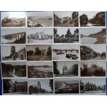 Postcards, a collection of approx. 70 RP's all W H S Kingsway series, various locations, Inc.