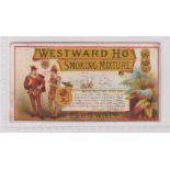 Cigarette card, Wills, Advertisement card for 'Westwood Ho! Smoking Mixture' (possible sl trim and