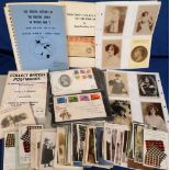 Postcards and First Day Covers, 150+ assorted postcards to include glamour, shipping, advertising,