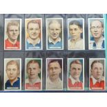 Cigarette cards, Football, an album containing 8 sets, Ardath Famous Footballers, Carreras, Famous