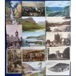 Postcards, Ireland, a collection of approx. 100 cards, various locations inc. Londonderry, Bray,