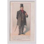 Cigarette card, Cope's, Dickens Gallery (Solace back), type card, no 7 Inspector Bucket (some slight