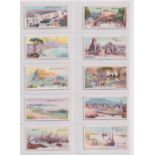 Cigarette cards, Smith's, A Tour Round the World (Descriptive, mulitbacked) (set, 50 cards) (some