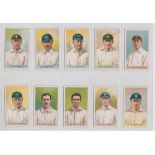 Trade cards, Reeves' Chocolates, Cricketers (set, 25 cards) (gd)