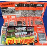 Football programmes, Nottingham Forest FC, a collection of approx. 160 homes, 1950s onwards,