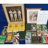Cricket, selection, late 1890's onwards including magazines, Cricket Weekly Record 1896-1901 (4