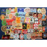 Beer labels, a selection of approx. 55 labels, various brewers, shapes and sizes inc. Brakspear &
