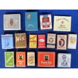 Cigarette packets, a collection of 16 'live' (full) cigarette packets including Edwards, Ringer &