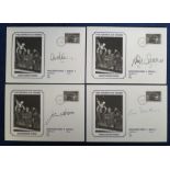 Football autographs, Manchester United, signed covers, 1968 EC Final commemorative covers v