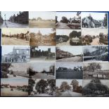 Postcards, Surrey, A good selection of approx. 70 cards and photos of Frimley, Frimley Green and