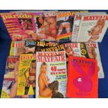 Glamour, collection of magazines from the 1980s, titles inc. Mayfair (12), Parade (8), Escort (6),