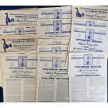 Football programmes, Tottenham homes, a collection of approx. 35 home match programmes, mostly mid-